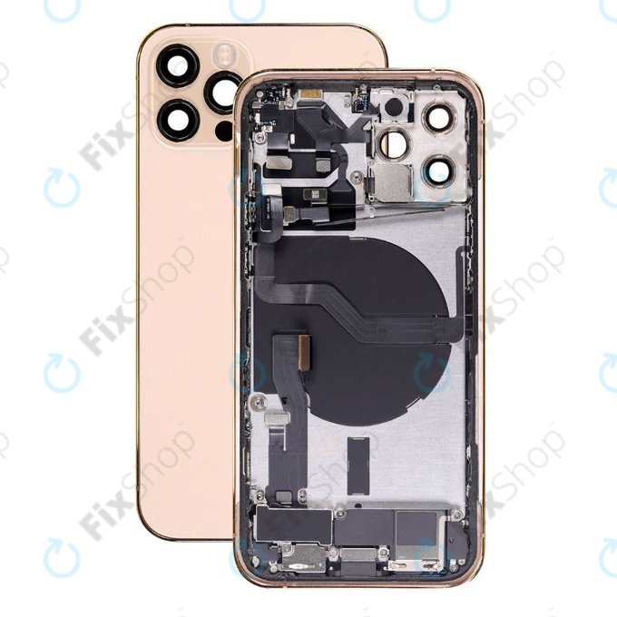 Apple iPhone 12 Pro - Petites pièces du boîtier arrière (or)