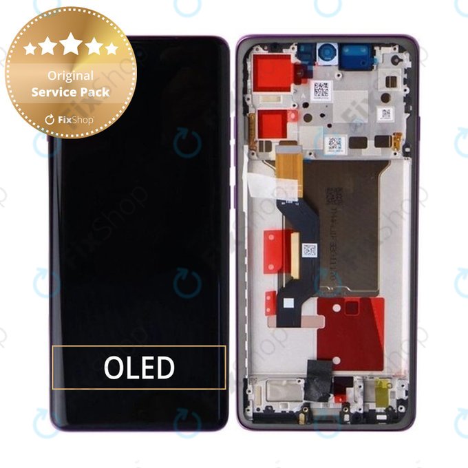 Motorola Edge 60 Pro - Écran LCD + Écran tactile + Cadre (Sparkling Grape) - 5D68C30047 Genuine Service Pack