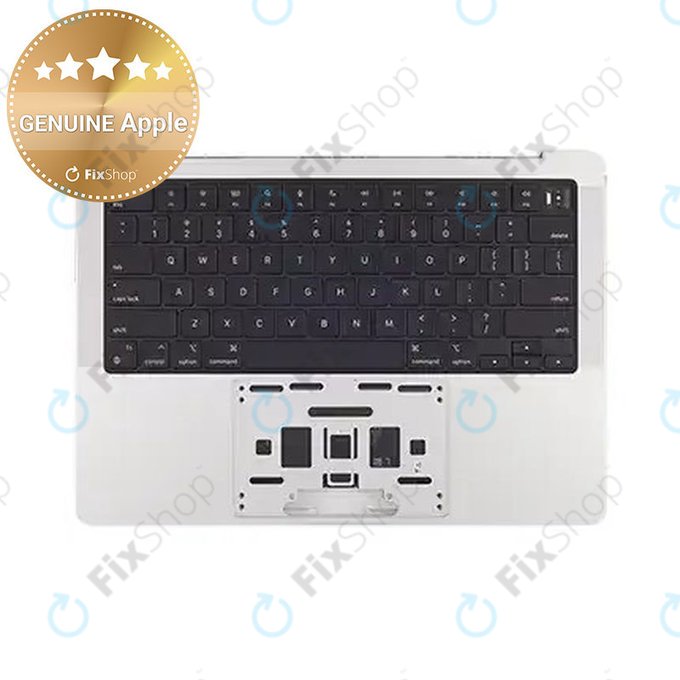 Cadre supérieur clavier pour MacBook Pro 14", A2918 (Late 2023, avec clavier US et batterie, Silver, 661-35709, Genuine Apple