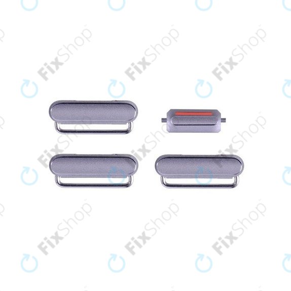 Apple iPhone 6S Plus - Ensemble de boutons latéraux - Alimentation + Volume + Muet (Gris sidéral)