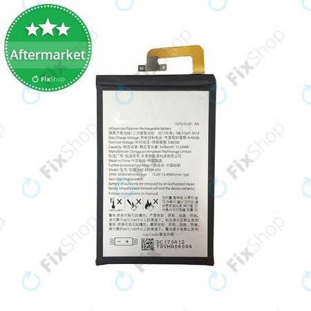 Blackberry Keyone - Batterie BAT-63108-003 3505mAh 1ICP5/51/81