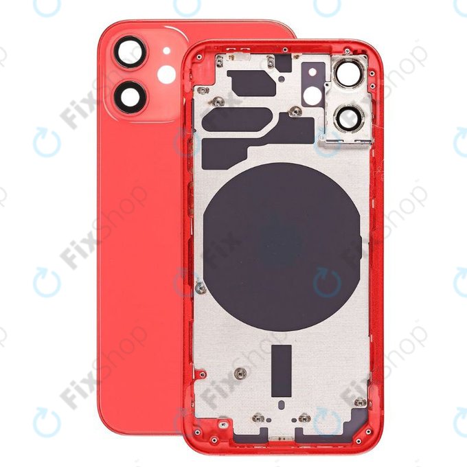 Apple iPhone 12 Mini - Boîtier arrière (Rouge)