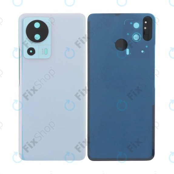 Xiaomi 13 Lite - Cache batterie + cadre + objectif de caméra arrière (Blue)