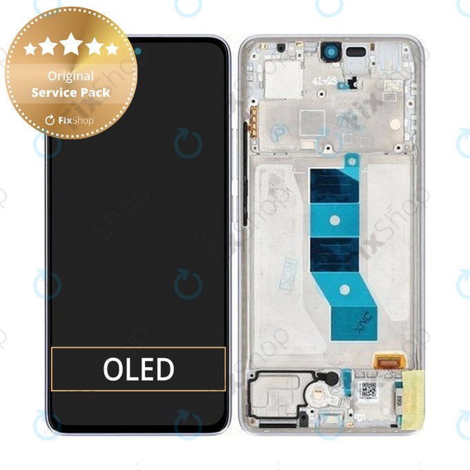 Xiaomi Redmi Note 14 5G 24094RAD4G - Écran LCD + Écran tactile + Cadre (Lavender Purple) - 56001900O1700 Genuine Service Pack