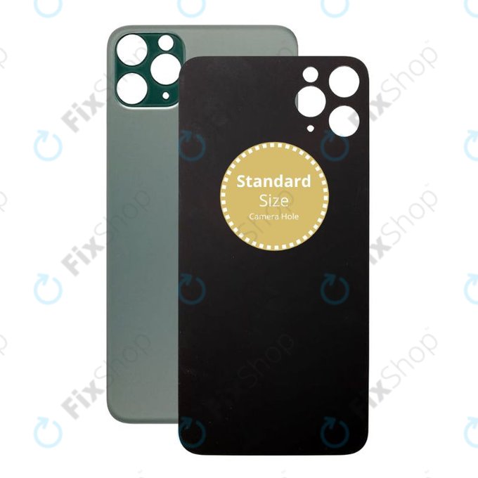 Apple iPhone 11 Pro Max - Verre du boîtier arrière (Vert)