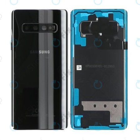 Samsung Galaxy S10 Plus G975F - Cache batterie (Céramique Noir) - GH82-18867A Genuine Service Pack