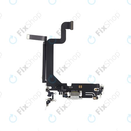 Apple iPhone 14 Pro Max - Connecteur de charge + Câble flexible (Argent)