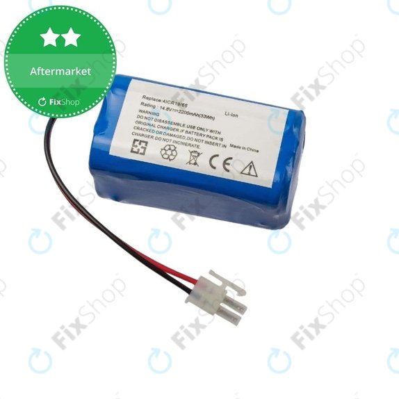 Ecovacs Deebot CEN-series, CR-series, N79-series, X500-series - Batterie 4ICR19/65 Li-Ion 14.8V 2200mAh