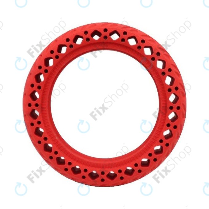 Xiaomi Mi Electric Scooter 1S, 2 M365, Essential, Pro, Pro 2 - Pneu sans chambre a air complet durable (Type 2) (Red)