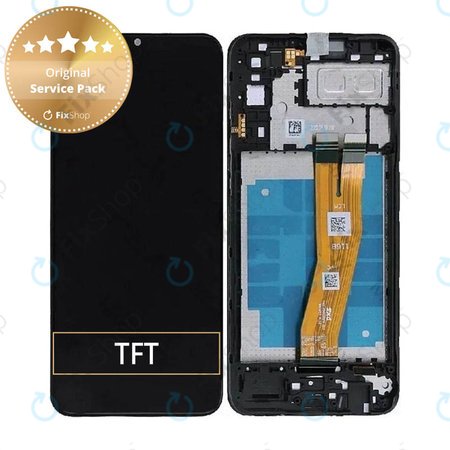 Samsung Galaxy A04e A042F - Écran LCD + Ecran Tactile + Cadre (Noir) - GH81-23088A Genuine Service Pack