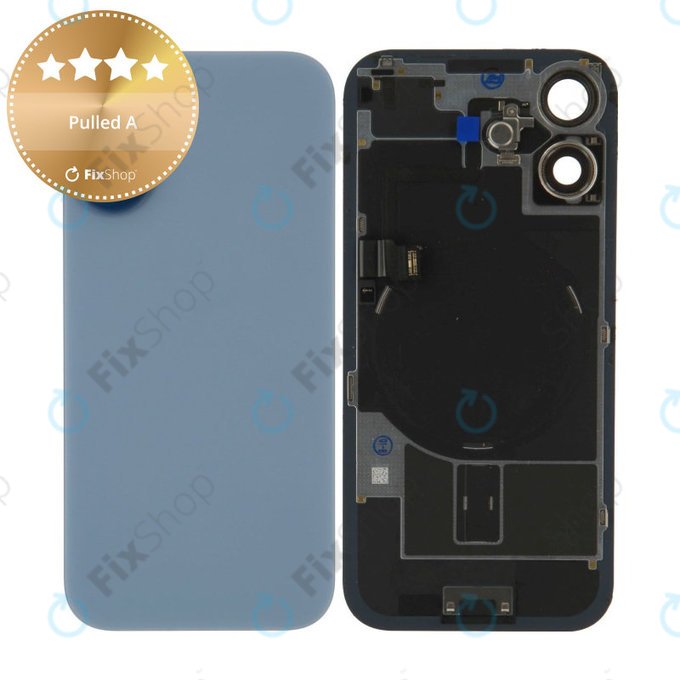 Verre de coque arrière pour iPhone 17, Mist Blue, Pulled A