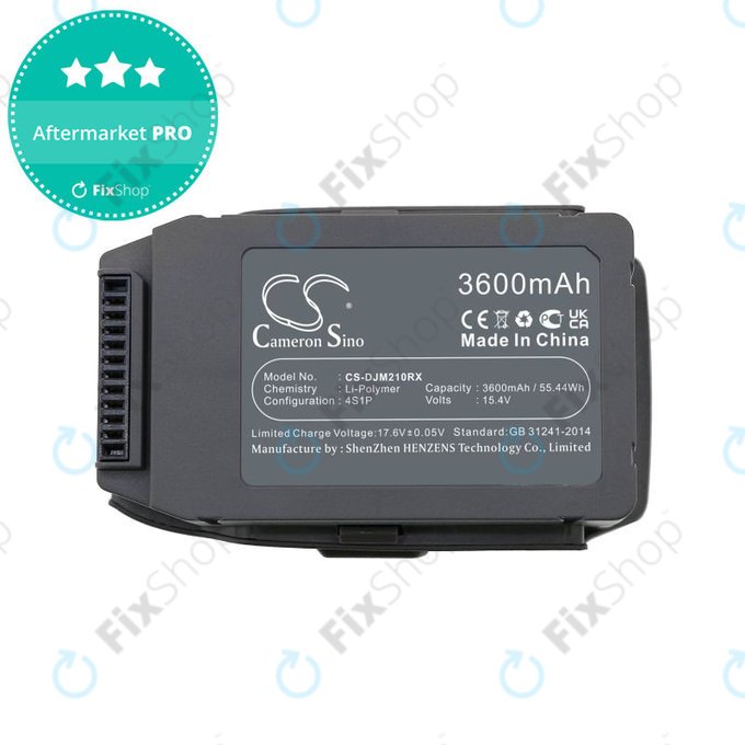 Batterie pour DJI Mavic 2 Pro, Mavic 2 Zoom, 3600mAh, Li-Pol, 15.4V, FB2-3850, HQ