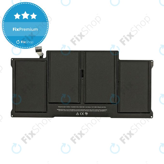 Apple MacBook Air 13" A1369, A1466 (Mi 2011 - Mi 2012) - Batterie A1405 8000mAh FixPremium