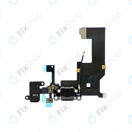 Apple iPhone 5 - Connecteur de Charge + Microphone + Connecteur Jack PCB Board (Noir)