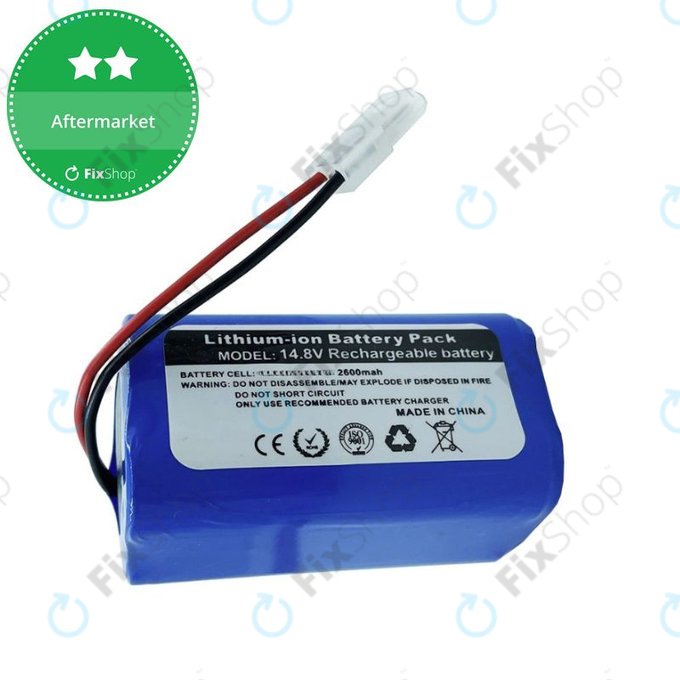 Xiaomi Essential (Mijia G1), Flyco FC-series, myVacBot SN500, Panasonic MC-series, Phicomm X3, Puppy R-series - Batterie Li-026418 Li-Ion 14.8V 2600mAh