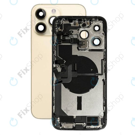 Apple iPhone 14 Pro Max - Petites pièces du boîtier arrière (or)