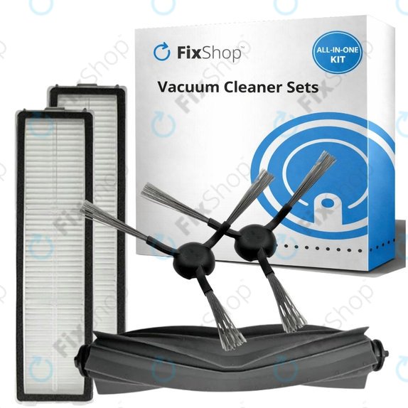 Kit de pièces de rechange pour Xiaomi Dreame Mova S10 (1x Brosse principale, 2x Filtre, 2x Brosse latérale)