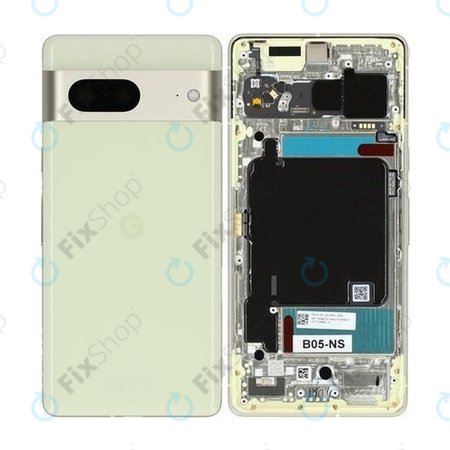 Google Pixel 7 GVU6C GQML3 - Boîtier arrière (citronnelle) - G949-00331-01 Genuine Service Pack