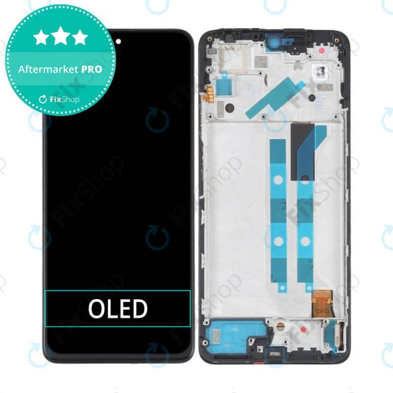 Xiaomi Redmi Note 11 Pro 4G, 5G, Pro+ 5G, Poco X4 Pro 5G - Écran LCD + Écran tactile + Cadre (Graphite Grey) OLED