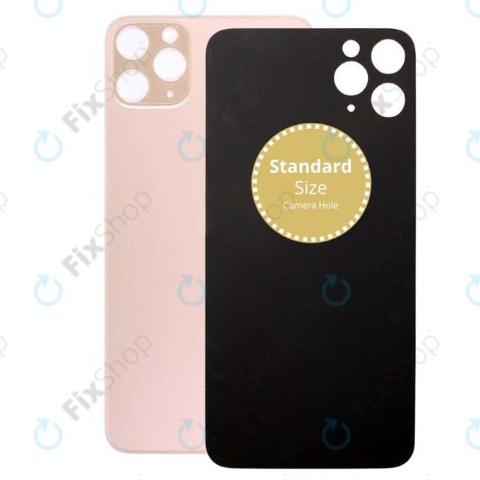 Apple iPhone 11 Pro Max - Verre du boîtier arrière (Or)