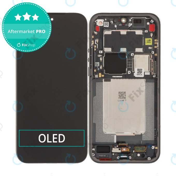 Écran OLED pour Xiaomi 17 Ultra, Black, tactile avec cadre