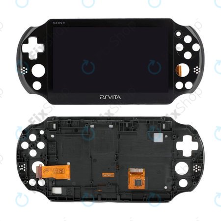 Sony Playstation Vita 2000 - Écran LCD + Écran tactile + Cadre (Noir)