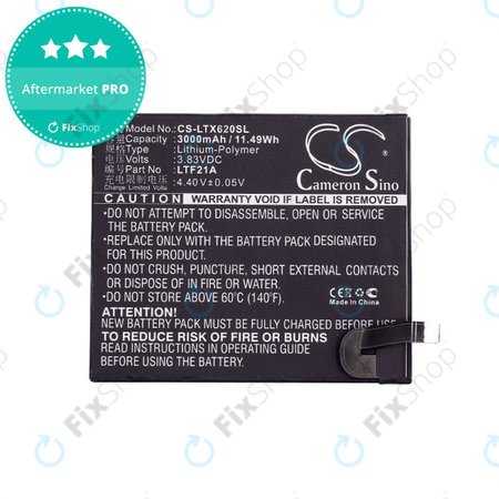 Batterie pour LeEco Le 2, LeTV X-series, 3000mAh, Li-Pol, 3.83V, LTF21A, HQ