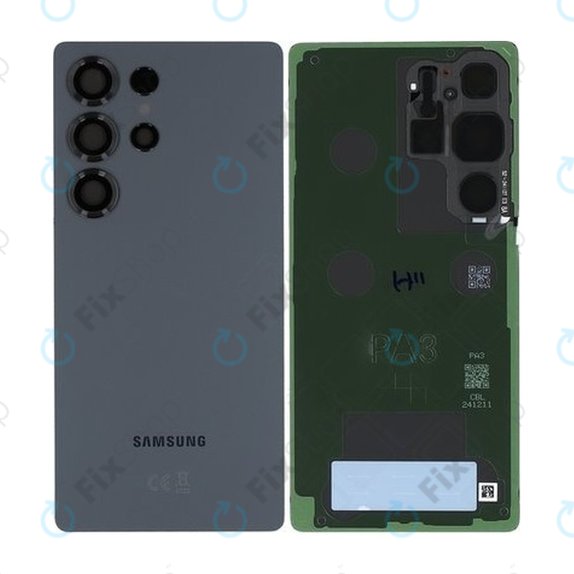 Samsung Galaxy S25 Ultra - Cache batterie (Titanium Black) - GH82-36353D Genuine Service Pack