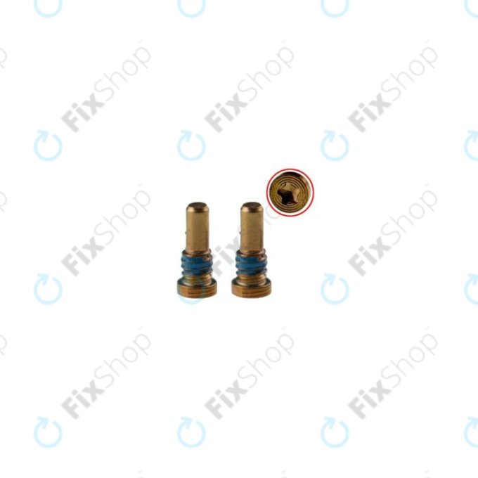 Apple iPhone 5S, 6, 6 Plus - Vis inférieures (Gold)