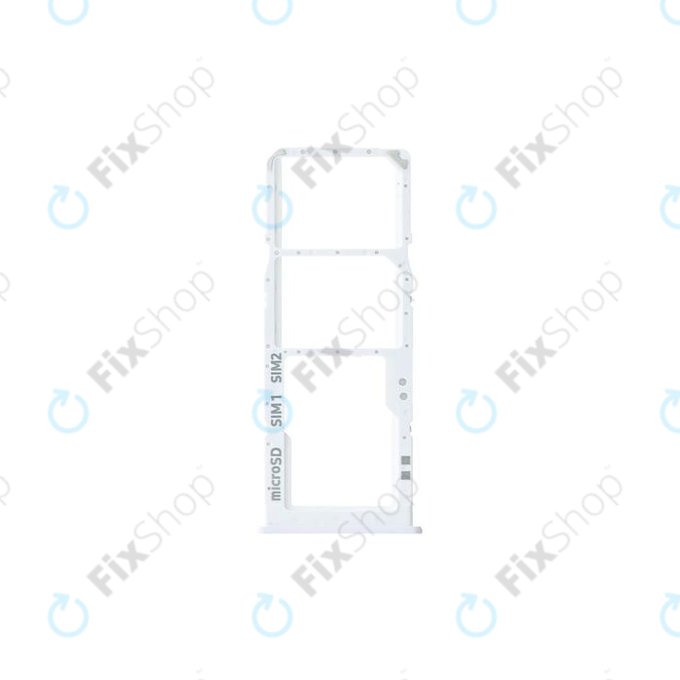 Samsung Galaxy A30s A307F - Plateau SIM + SD (Prism Crush Blanc) - GH98-44769D Genuine Service Pack