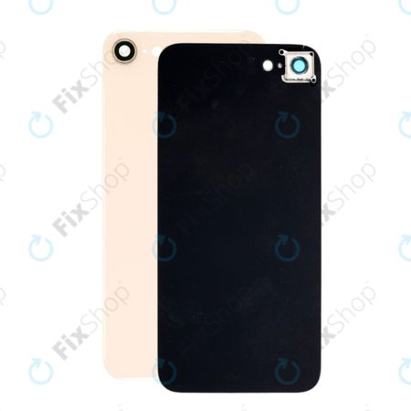 Apple iPhone 8 - Verre du boîtier arrière + objectif de l'appareil photo (Or)