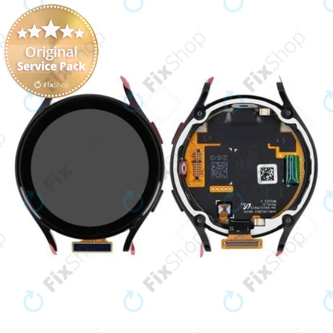 Samsung Galaxy Watch 5 44 mm R915 - Écran LCD + Écran tactile + Cadre (Graphite) - GH82-30043A Genuine Service Pack