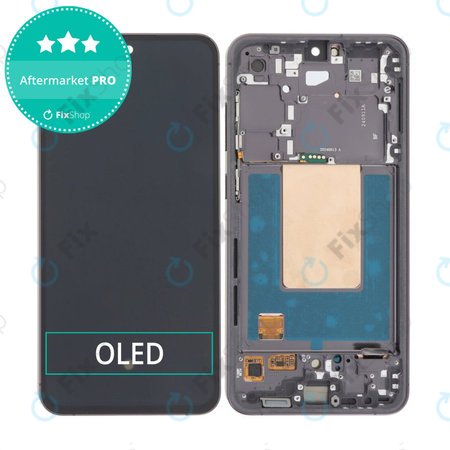 Samsung Galaxy S24 FE S721B - Écran LCD + Écran tactile + Cadre (Graphite) OLED