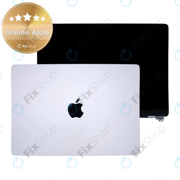 Écran LCD pour MacBook Pro 14", A3112, A3185 (2024), avec vitre avant et couvercl, Silver, 661-41792, Genuine Apple