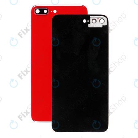 Apple iPhone 8 Plus - Verre du boîtier arrière + support d'appareil photo (rouge)
