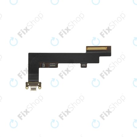 Apple iPad Air (5e génération 2022) - Connecteur de charge + câble flexible - Version 4G (Noir)