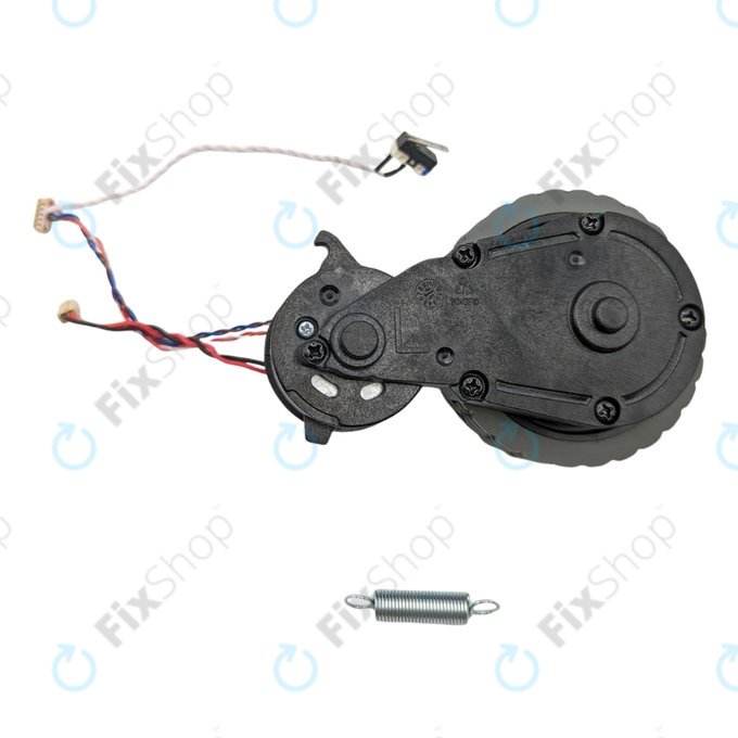 Roue avec moteur, Gauche, Noir pour iRobot Roomba Combo 111, Roomba Combo 113