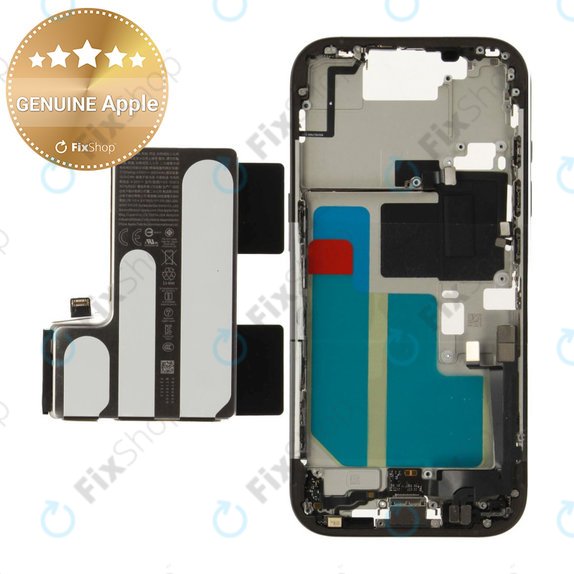Cadre central avec batterie pour iPhone 16 Pro | Black Titanium | ZD076-00689 | Genuine Apple