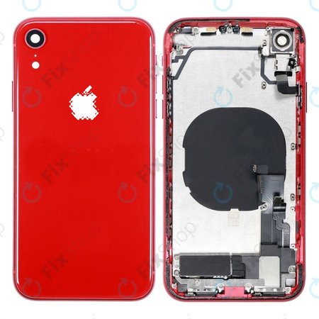 Apple iPhone XR - Petites pièces du boîtier arrière (rouge)