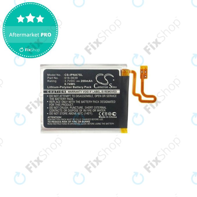 Apple iPod Nano (7e génération) - Batterie 616-0639 200mAh HQ