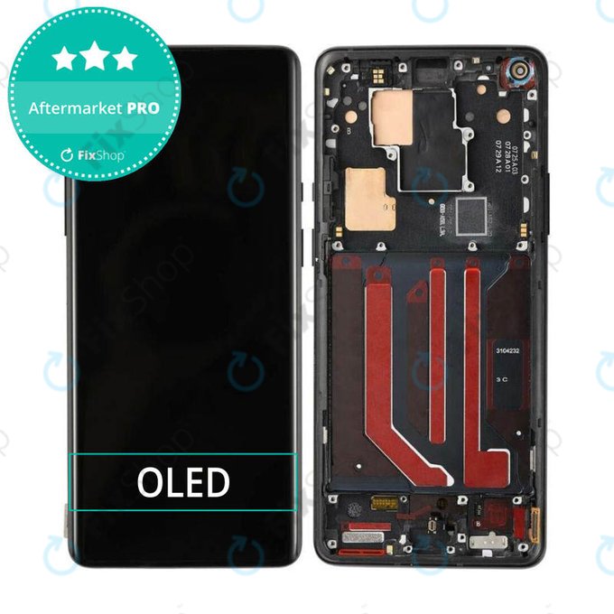 OnePlus 8 Pro - Écran LCD + Écran tactile + Cadre (Noir) OLED